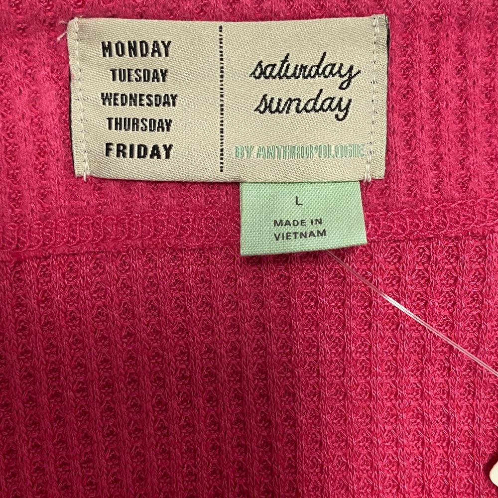 Saturday Sunday Waffle Short Set View 4